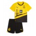 Borussia Dortmund Replika Babykläder Hemma matchkläder barn 2023-24 Korta ärmar (+ Korta byxor)